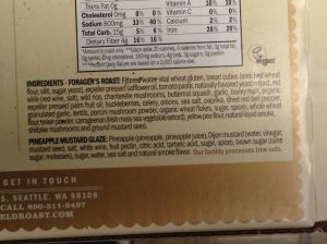 Foragers Roast ingredients