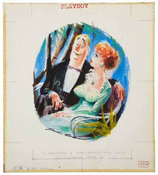 Jack Cole.Original Art. Playboy Dec 1957[3]